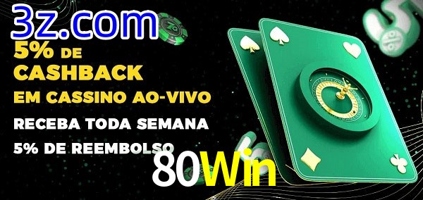 Promoções do cassino ao Vivo 80Win